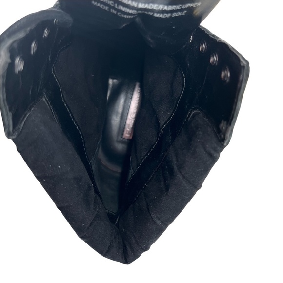 BCBGeneration Black Leather BG-Maude Block Heel Platform Boots Size 10 Women’s - Picture 12 of 16